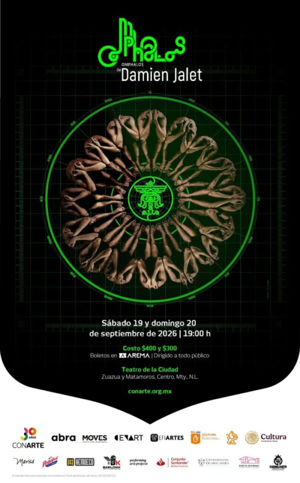 OMPHALOS DAMIEN JALET MONTERREY 2026 TEATRO DE LA CIUDAD