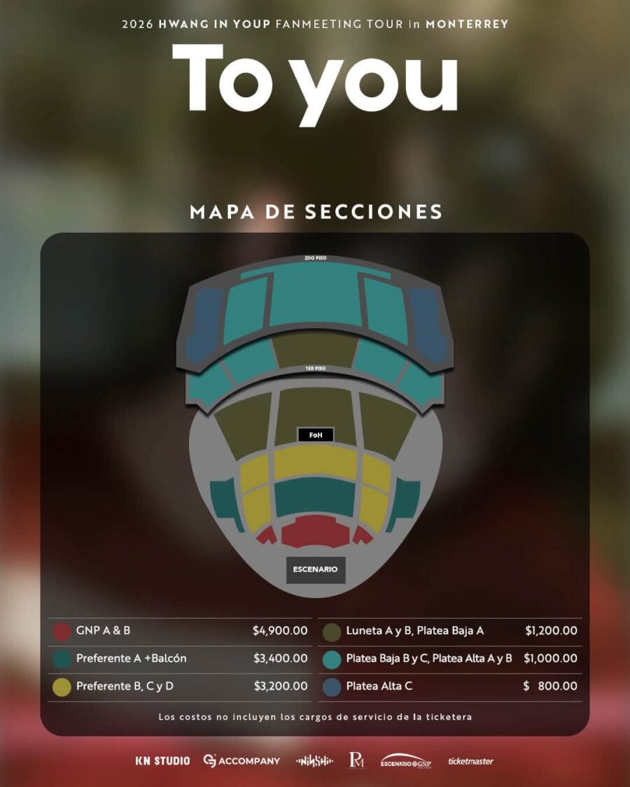 MAPA DE PRECIOS HWANG IN YOUP MONTERREY 2026 ESCENARIO GNP SEGUROS