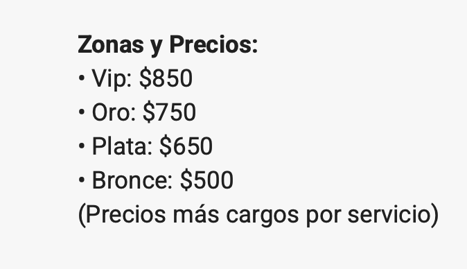 PRECIOS RÉQUIEM MONTERREY 2026 AUDITORIO SAN PEDRO