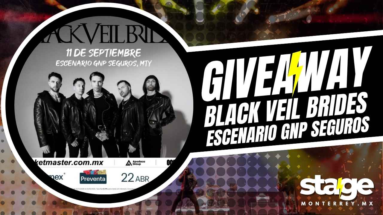 BLACK VEIL BRIDES GIVEAWAY 2026 ESCENARIO GNP SEGUROS