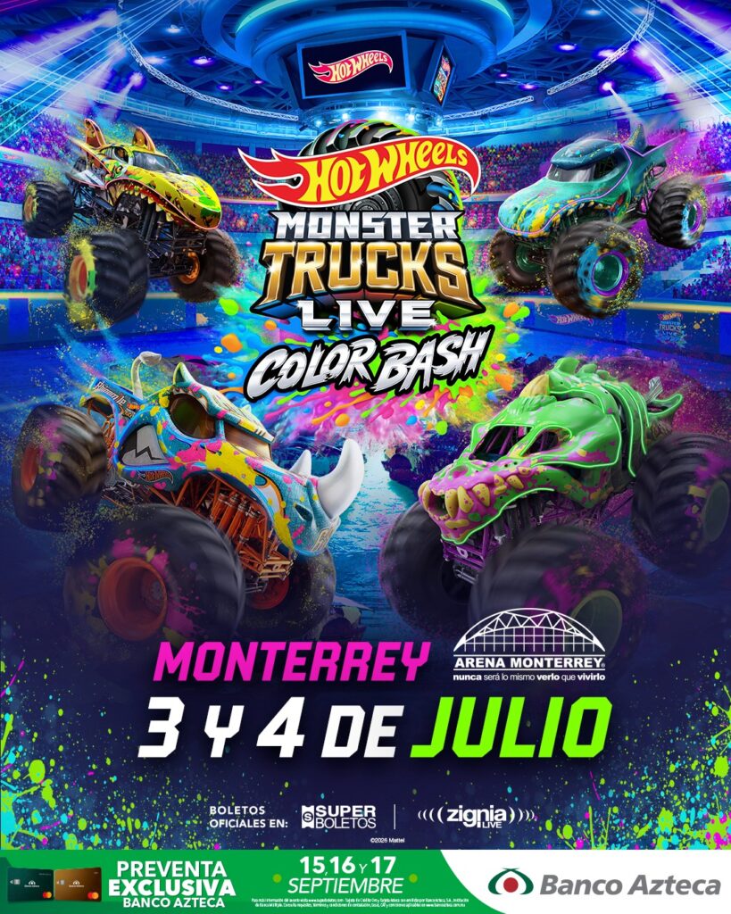 HOT WHEELS MONSTER TRUCKS ARENA MONTERREY 2027